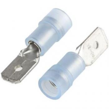 RS PRO Crimpable Azul Macho 0.8×6.35 mm