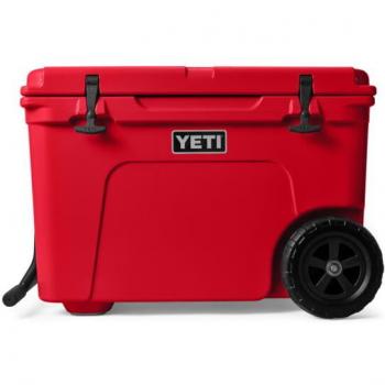 Yeti Tundra Haul 65‑Quart Rescue Red Hard Cooler