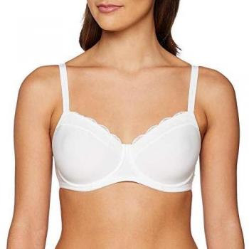 Hanro Sujetador de Encaje para Mujer, Blanco, 95C
