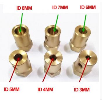 Juego de Ejes Flexibles para Motores – 3,4,5,6,7 y 8 mm + Accesorio de Llave Inglesa
