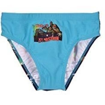 Costume da bagno slip bambino tartarughe ninja turchese 8A
