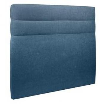 Sommeil de Plomb Tête de Lit Lignes Tissu Bleu Océan, 180 × 120 cm