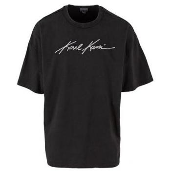 Karl Kani Herren T-Shirt Boxy Fit XL Schwarz