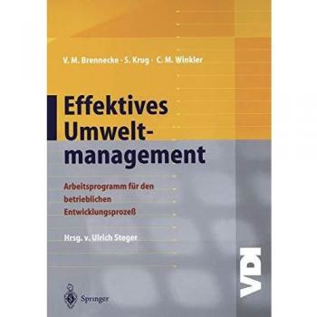 Effektives Umweltmanagement: Arbeitsprogramm für den betrieblichen Entwicklungsprozeß