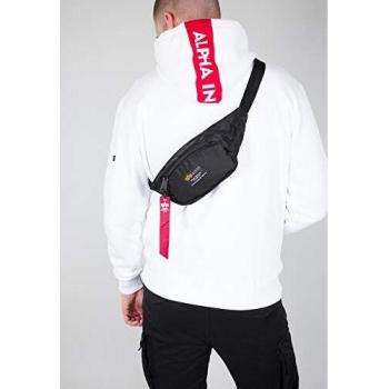 Alpha Industries Black Waist Bag Crew Unisex