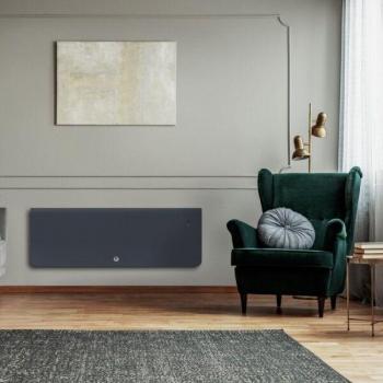 Radiateur Chaleur Douce 1000W Plinthe Gris Ardoise