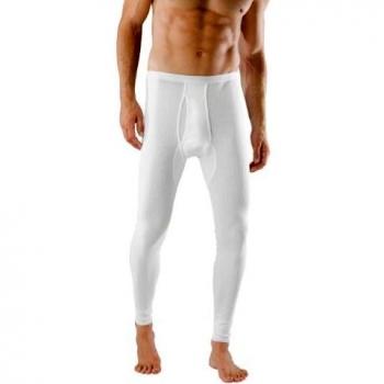 Schiesser Lange Unterhose Doppelripp, 2er Pack, Farbe: Weiß