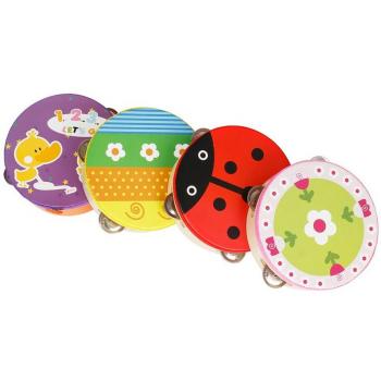 Mini Tambourin de Fête en Métal