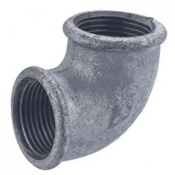 Raccord Coudé 90° pour Tubes d’Acier Galvanisé 26 x 34 mm