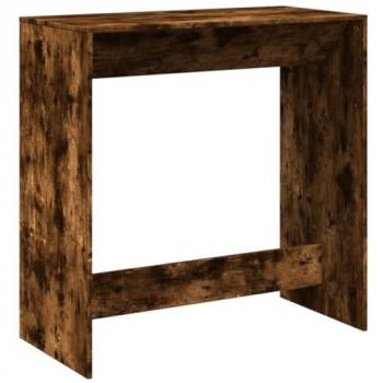 VidaXL Smoked Oak Bar Table 102x50x103.5 cm Engineered Wood