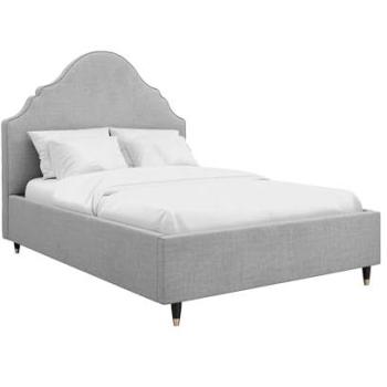 Lemon Pavilion Quince King Bed Set – Linen/Wood