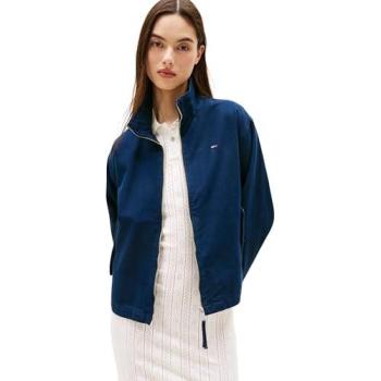 Veste Tom Jeans Standard avec Col Bleu Marine XL