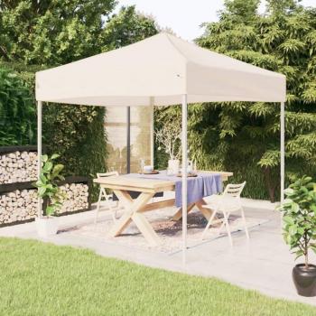 Carpa para Fiestas Plegable 2x2 m Color Crema