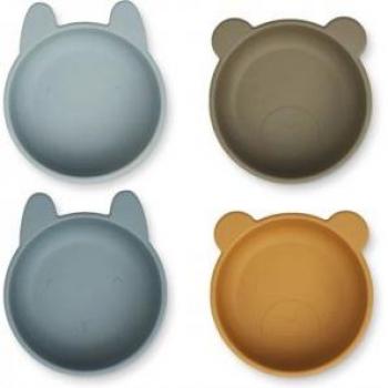 Iggy Silicone Mixte Set de 4 bols