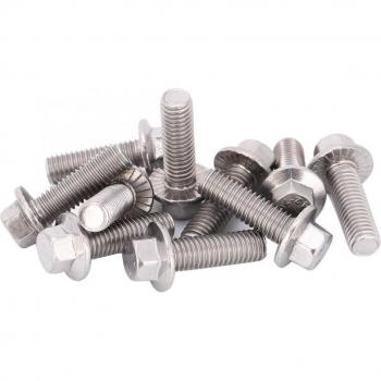 10pcs M6/M8 SS304 Flange Screws Fastener Set