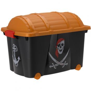 Coffre au trésor – Piraten, Ultra grand, Portail élevé, 4 roues