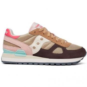 Saucony Shadow Original Sneakers Brown/Cream Women's Size 36