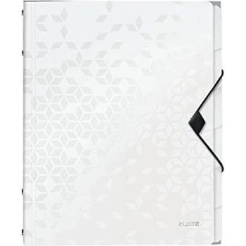 White Leitz WOW Divider Book with 6 tabbed dividers in A4 size and made of polypropylene material