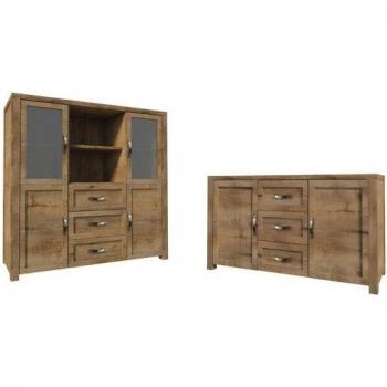 Rustikales Holzsideboard im Landhausstil
