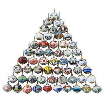 India Chic Multicolored Drawer Pulls Set