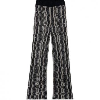 LUISA CERANO Damen Marlenehose Schwarz 34