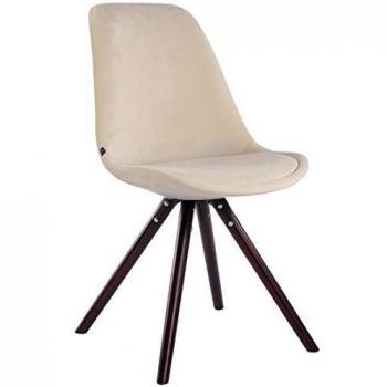 Chaise de visiteur retro en velours toulouse rembourrée revêtement chic