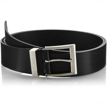 HUGO Herren Gürtel C-Bud 10112630 01, Schwarz (Black 1), 100 cm