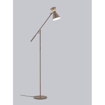 Helestra LUK Stehlampe, LED, höhenverstellbar, kaffee