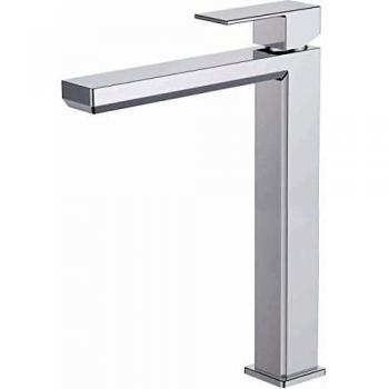 Robinet mélangeur lavabo haut chromé Plaza