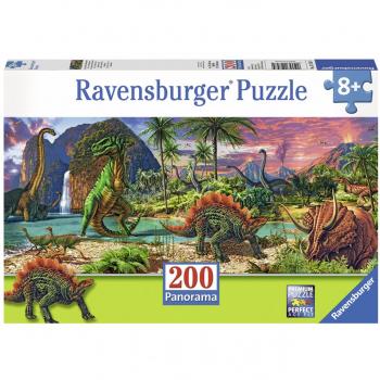 Puzzle 200 Pezzi: Dinosaurs Country Panorama Ravensburger Italia 12747