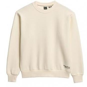 Superdry Sweatshirt für Damen Essential Logo in Größe 44, Off-White