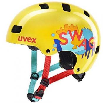 Casco UVEX Kid 3 per Bicicletta Unisex Giallo 55‑58 cm
