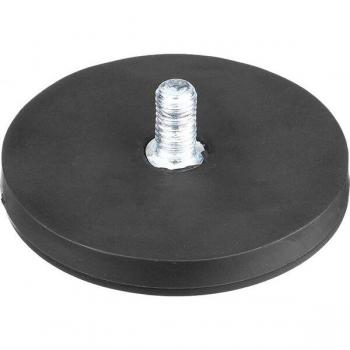 2Pcs 45KG Neodymium Magnet with Rubber Coating for LED Light and Camera Mount