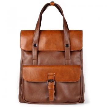 GUMST Versatile Leather Schoolbag
