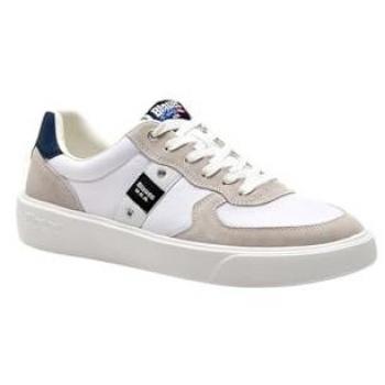 Multicolor Blauer Leather Sneakers (Size 10, White)