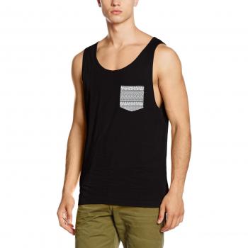 Urban Classics Herren Top Contrast Pocket Jersey Big Tank, Gr. X-Large