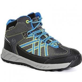 Regatta Unisex Samaris Mid Jnr Trekkingstiefel, Grau (Briar/frblue)