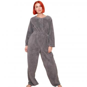 Jumpsuit Teddy Fleece Long Onesie PJs Warm Loungewear