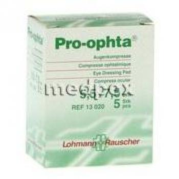 Rauscher Pro-Ophta Ögonkompress 5,5 cm x 7,5 cm