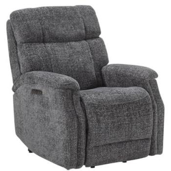 Fauteuil Électrique Releveur en Tissu Gris Foncé