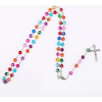 CR99 Maxi Religious Acrylic Beads Necklace