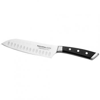 Cuchillo Santoku 14cm Azza Negro Japonés
