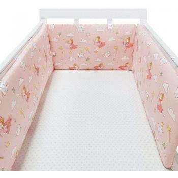 Newborn Room Bedding Decor Crib Bumper 200cm Cotton
