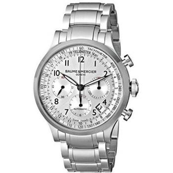 Baume & Mercier MOA10064: Orologio in Acciaio Inox Argento