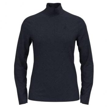 Odlo Polaire Femme Roy, 1/2 Zip, Bleu, M