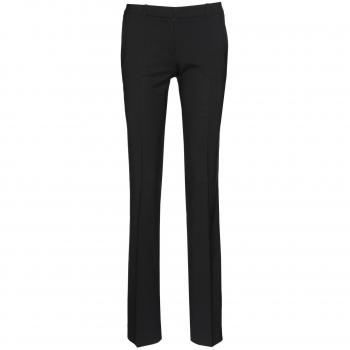 HUGO Hose Hinass-5: Schurwolle+Stretch – Schwarz, 36