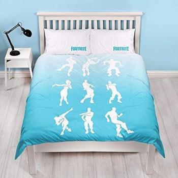Blue Fortnite Two-Sided Duvet Cover & Pillow Case