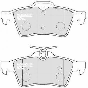 Bremsbelagsatz MOTAQUIP LVXL1184 für OPEL, FORD, RENAULT
