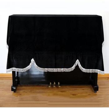 Funda de Terciopelo Dorado para Taburete de Piano