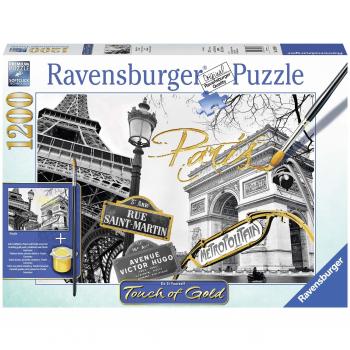Puzzle Ravensburger 1200 Pezzi Parigi Oro